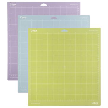 Cricut 12" x 12" Machine Mat Variety Pack in Multicolor (Set of 3), , large