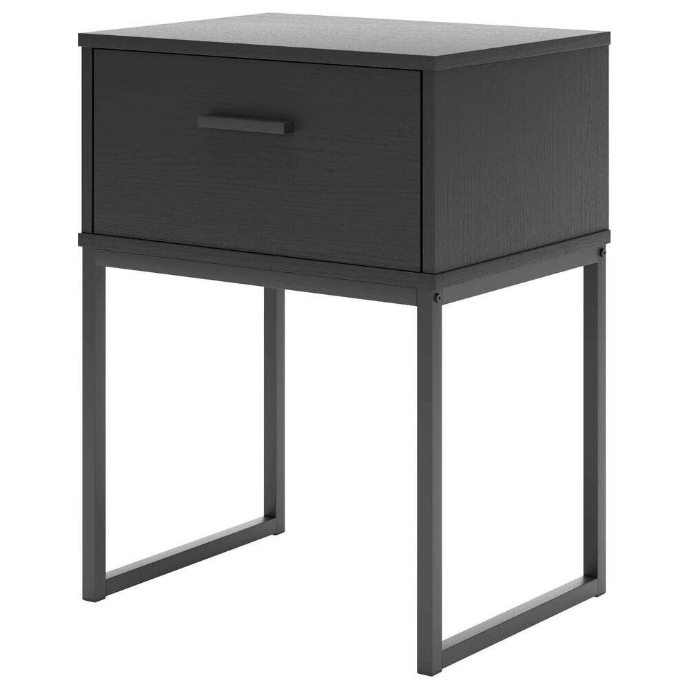 Ashley Socalle Nightstand in Matte Black, , large