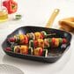 Faber Forged Induction 11" Ceramic Nonstick Square Grill Pan in Black and Gold, , large