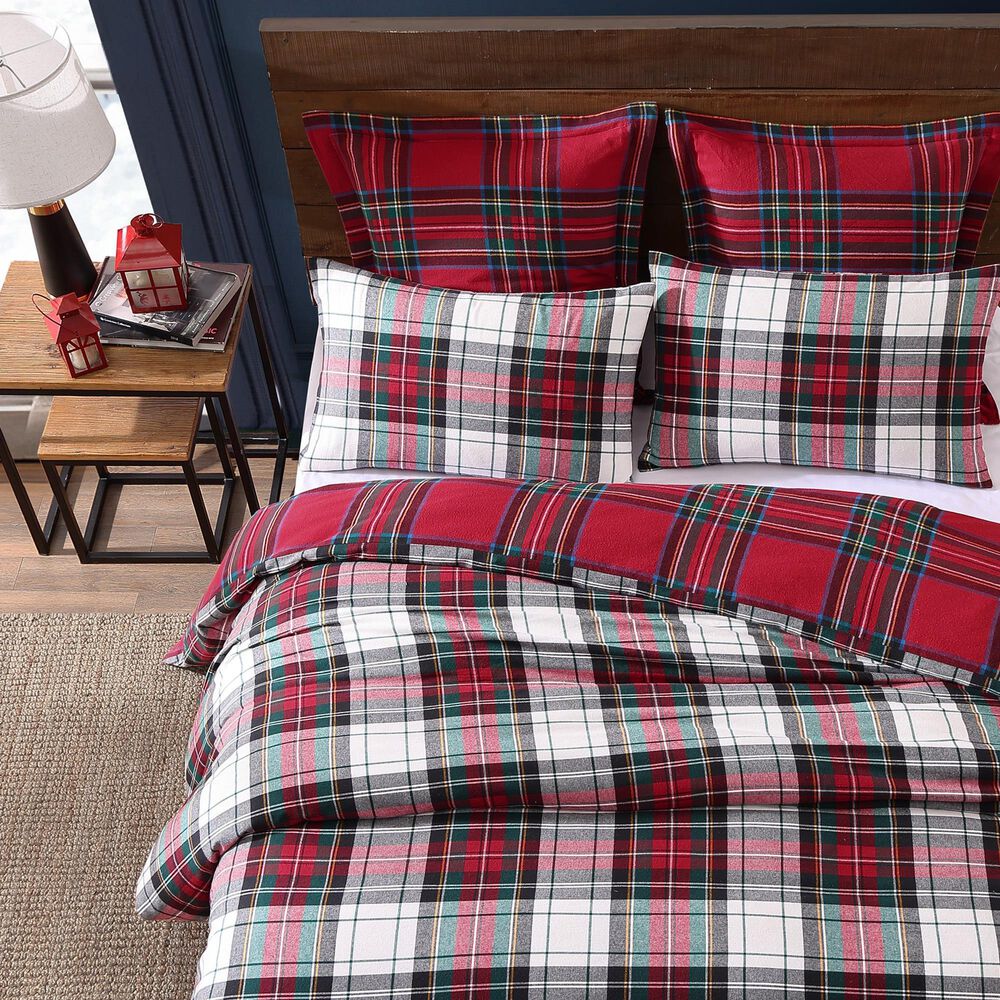 Levtex Spencer 3-Piece King Comforter Set in Red, Green, White and Blue, , large