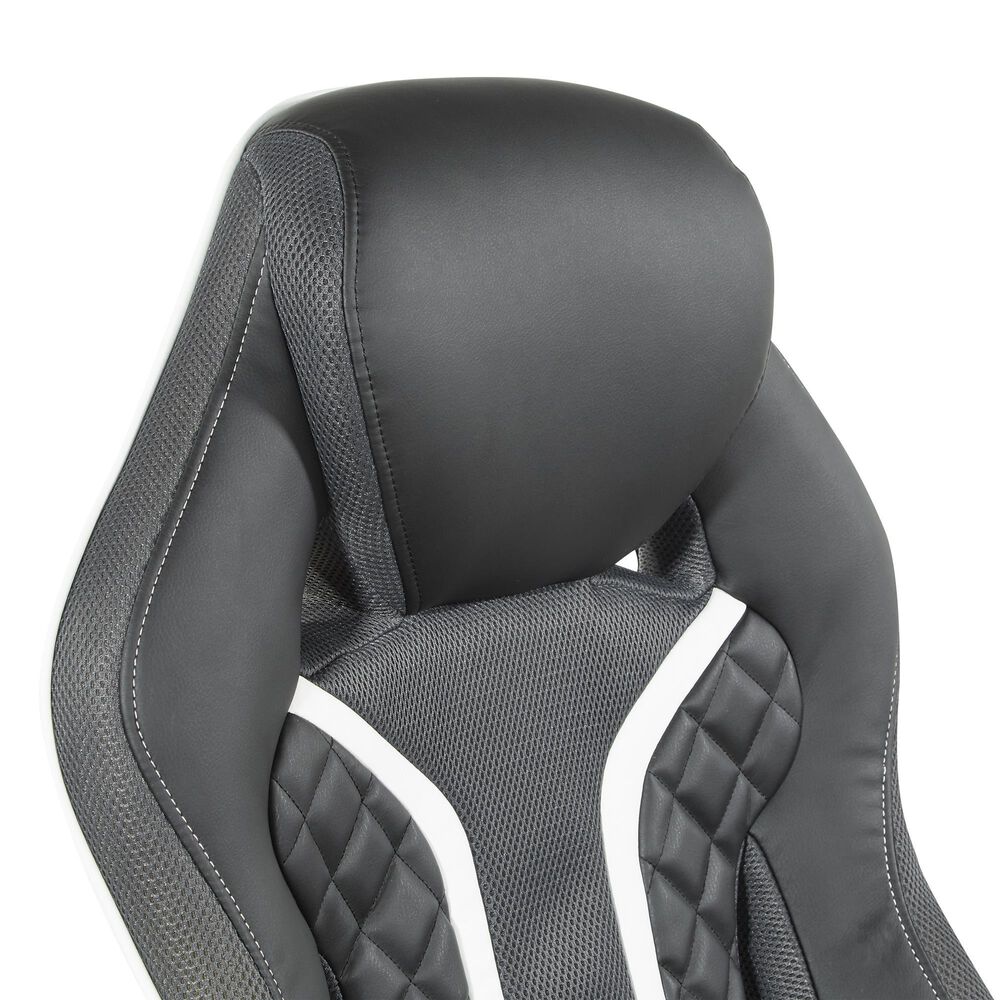 OSP Home Xplorer 51 Gaming Chair in Black and Gray, , large