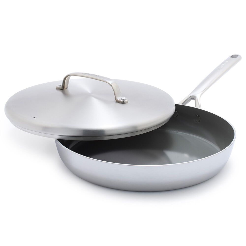 Green Pan GP5 12" Covered Frypan in Stainless Steel, , large