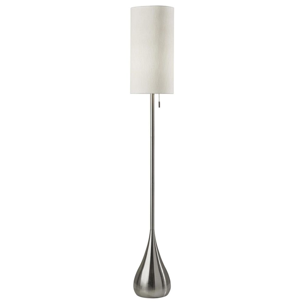 37B Christina Floor Lamp in Brushed Steel, , large