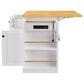 HOMLUX 53inch Large Kitchen Island in White(Three Packages), , large