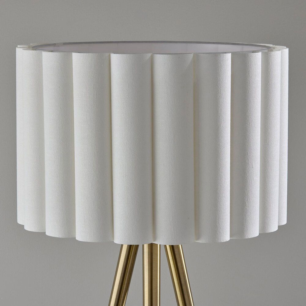 Adesso Caldwell Floor Lamp in Antique Brass, , large