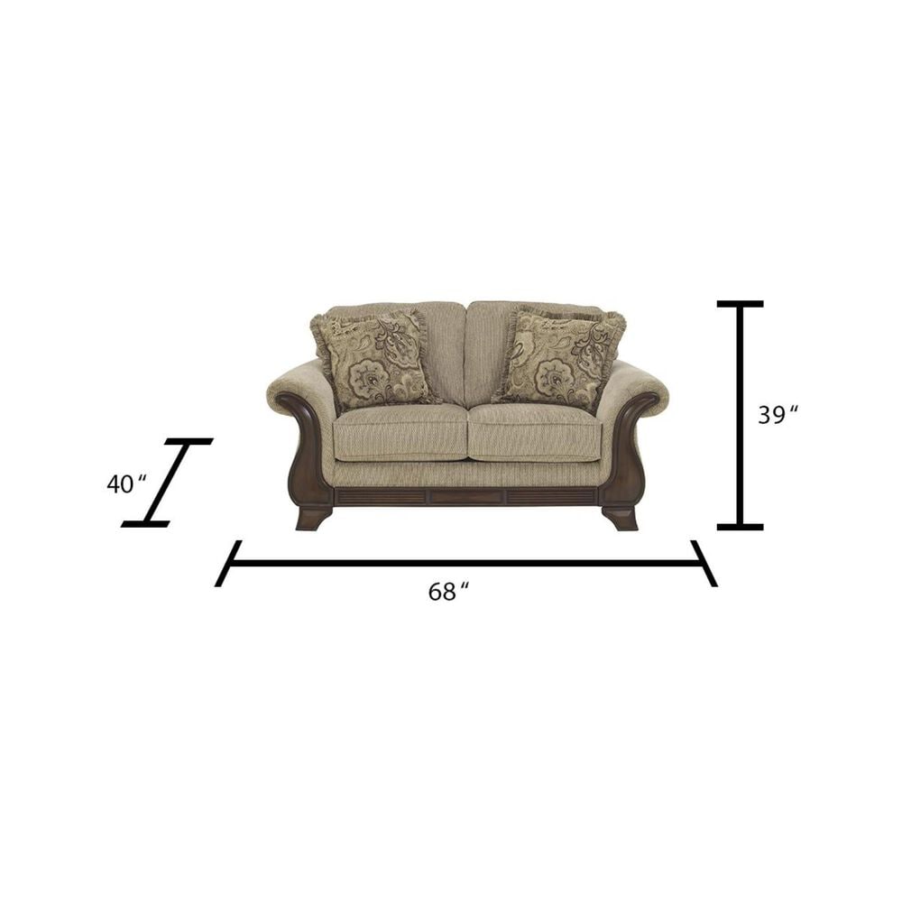 Signature Design by Ashley Loveseat in Barley