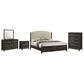 Crown Mark Ethel 5 Piece King Bedroom Set in Dark Brown, , large