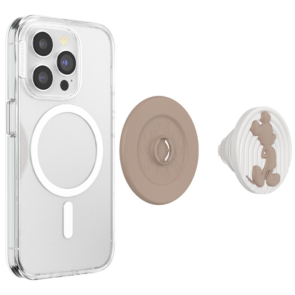PopSockets Disney Luxe MagSafe PopGrip in PopOut Latte Mickey, , large