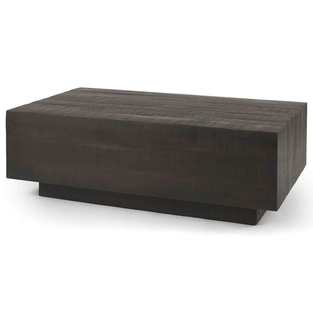 Mercana Hayden Square Coffee Table in Dark Brown, , large