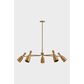 Troy Lighting Spade 5-Light Chandelier in Patina Brass, , large
