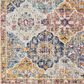 Surya Harput HAP-1018 5"3" Round Saffron, Orange and Blue Area Rug, , large