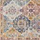 Surya Harput HAP-1018 5"3" Round Saffron, Orange and Blue Area Rug, , large