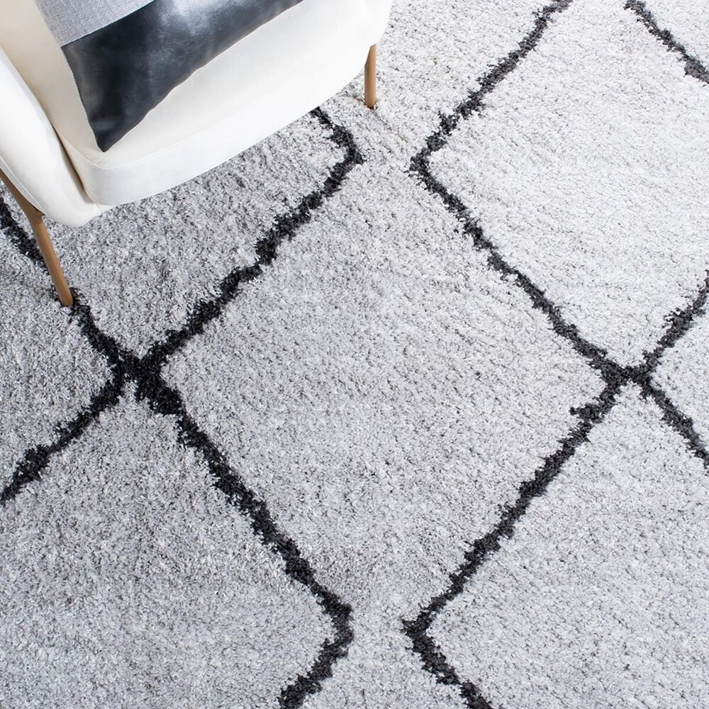 Safavieh August Shag AUG572F 9&#39; x 12&#39; Ivory and Grey Area Rug, , large
