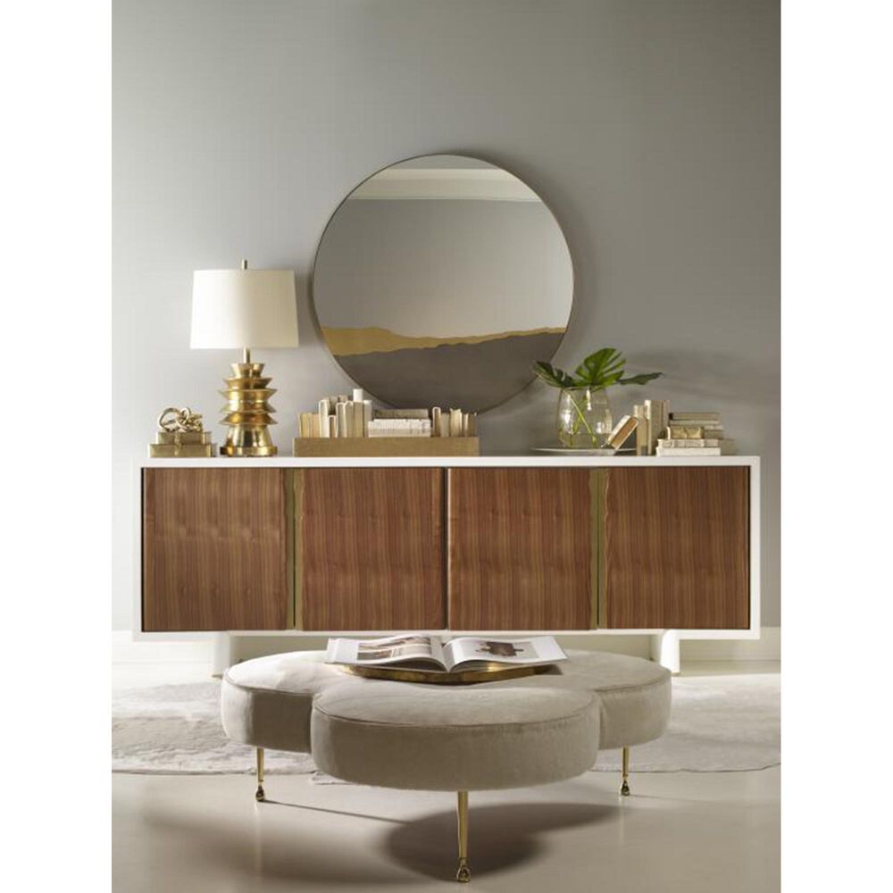 Century Grand Tour Kintsugi Credenza in White Lacquer, , large