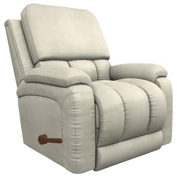 La-Z-Boy Greyson Leather Rocking Recliner in Ice, , large