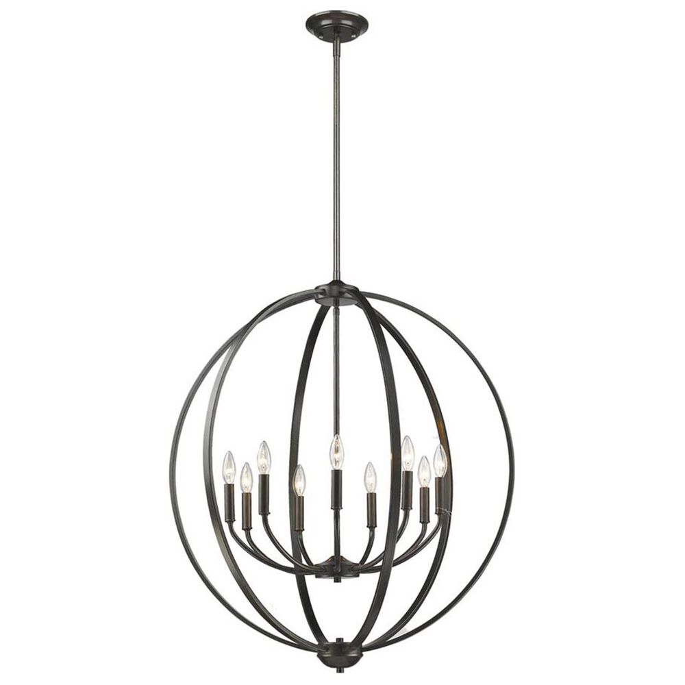 Golden Lighting Colson 9-Light Chandelier in Etruscan Bronze, , large