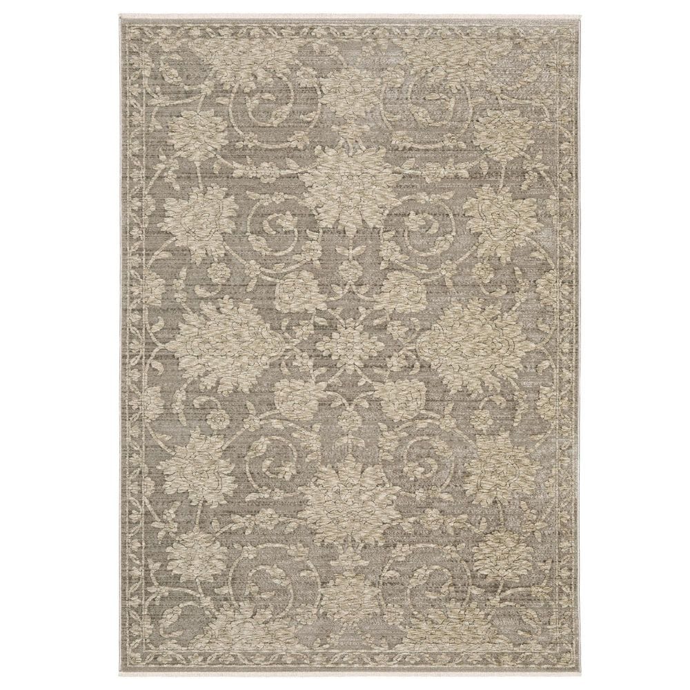 Oriental Weavers Capella Grey and Beige 3&#39;3&quot; x 5&#39; Area Rug, , large