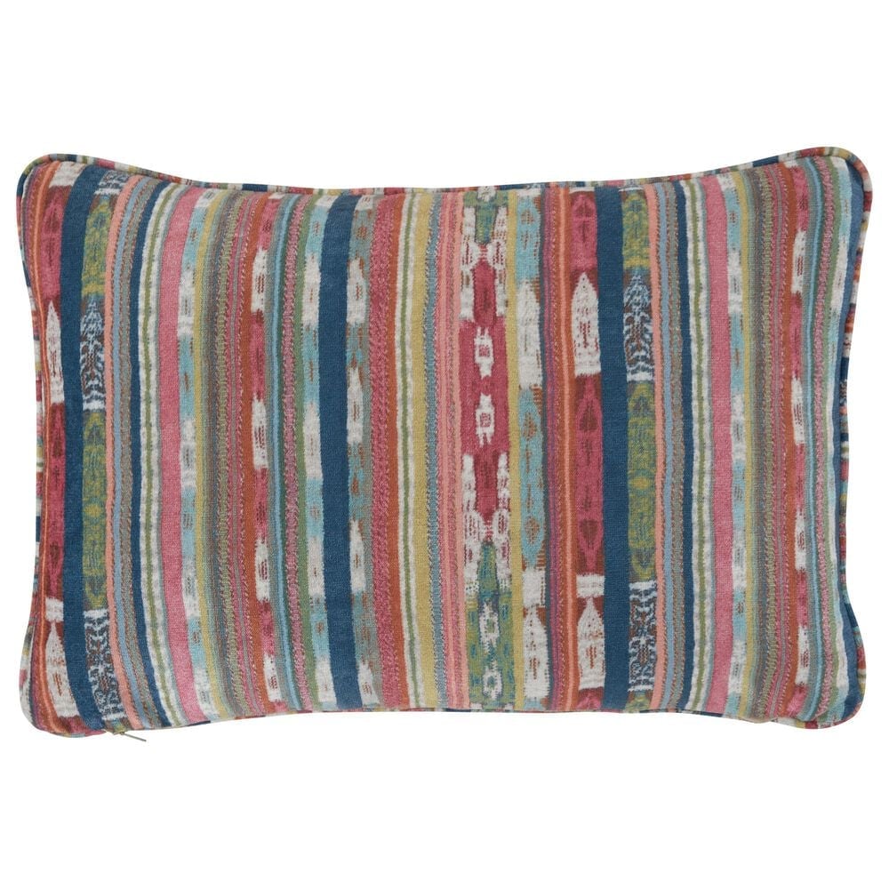 Ashley Orensburgh 16&quot; x 23&quot; Lumbar Throw Pillow in Blue and Red, , large