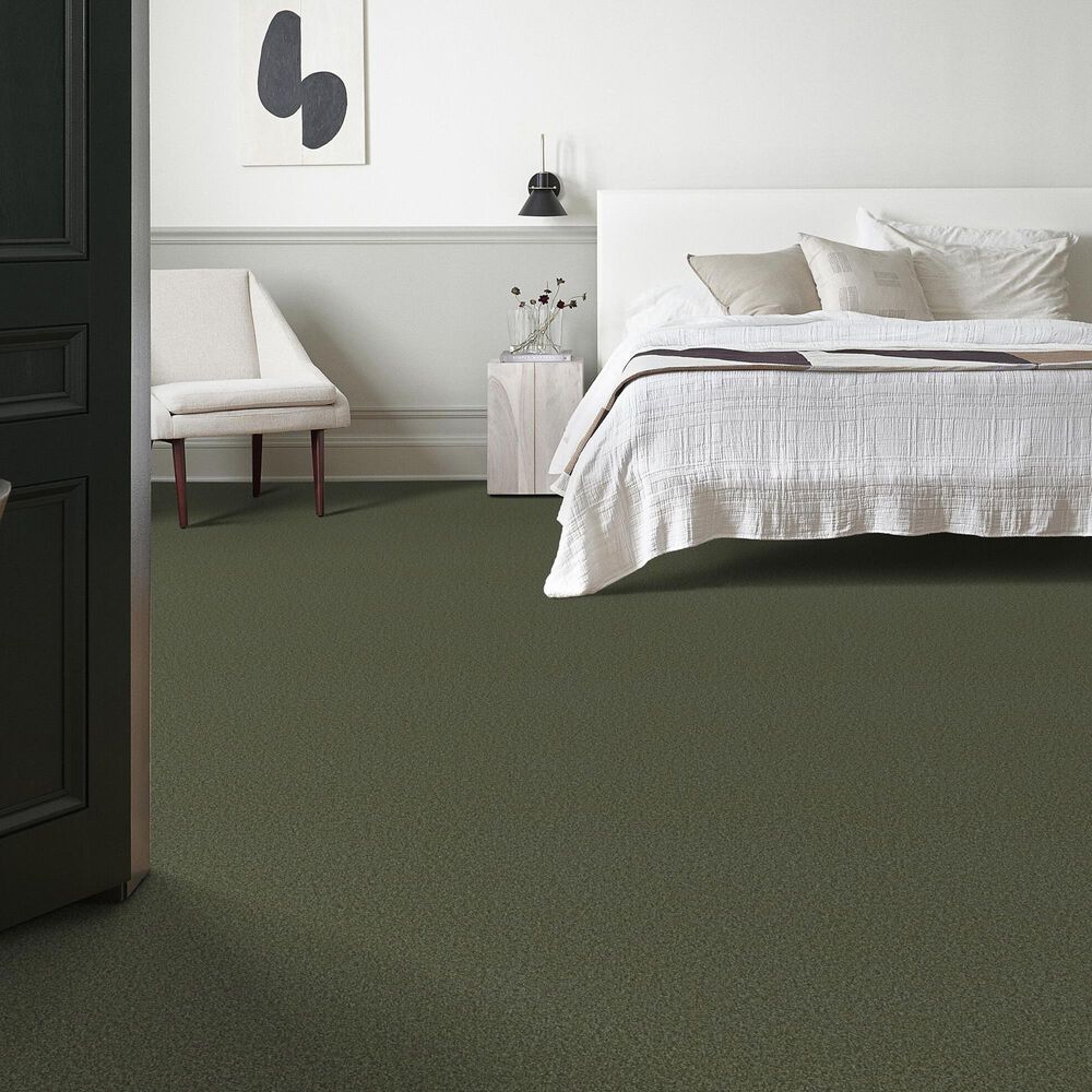 Shaw Tonal Comfort Blue Carpet in Olive Grove, , large