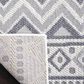 Safavieh Bermuda 8" x 10" Cream and Navy Indoor/Outdoor Area Performance Rug, , large