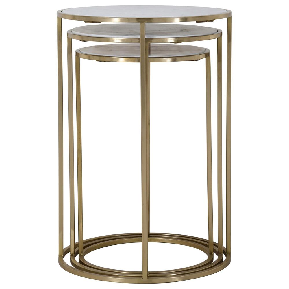 Waltham Global Archive Nesting Tables in Riviera Gold &#40;Set of 3&#41;, , large