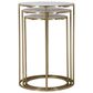 Waltham Global Archive Nesting Tables in Riviera Gold (Set of 3), , large