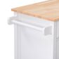 CorLiving Sage 2 Shelves Kitchen Cart in White, , large