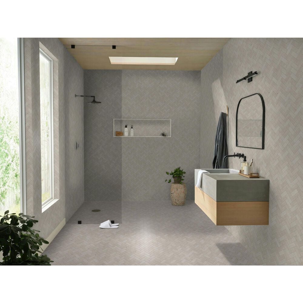 Shaw Eterna Terra Travertine 10.25" x 12.5" Natural Stone Mosaic Sheet, , large