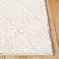 Safavieh Martha Stewart Lucia Shag MSR0727F 2"6" x 3"9" Light Grey and White Area Rug, , large