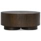 Classic Home Runa Round Coffee Table in Coffee Brown, , large