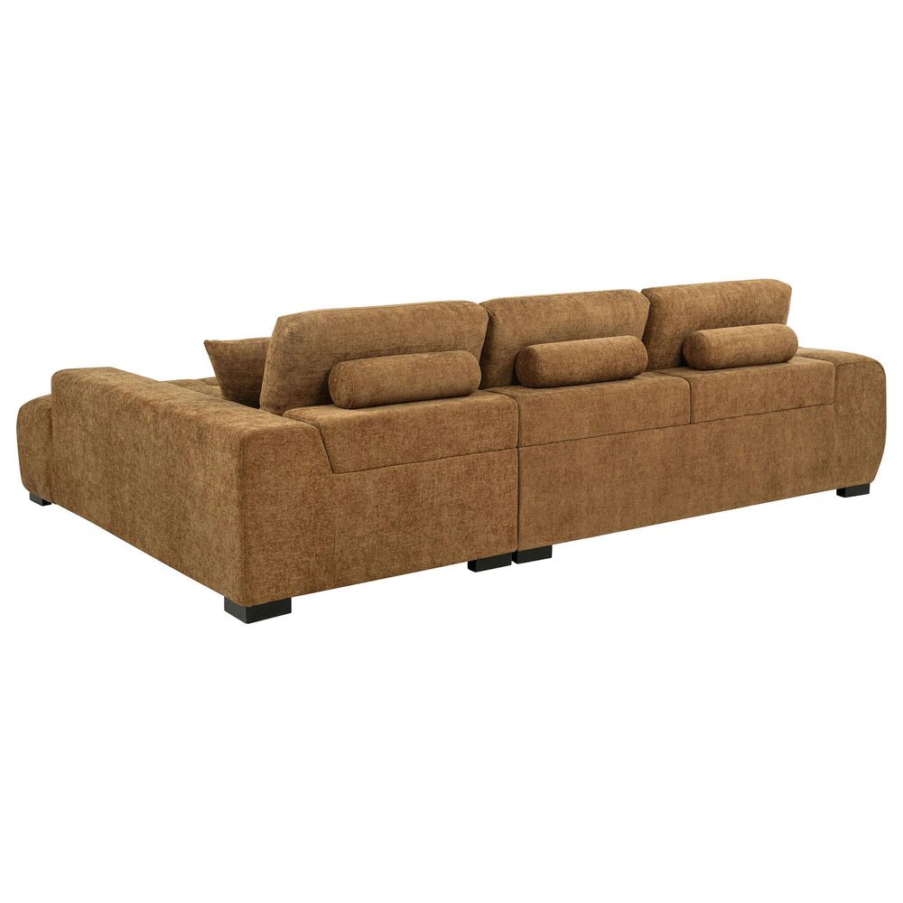 37B Octavia 2-Piece Stationary Right Facing Sectional with Chaise in Amber, , large