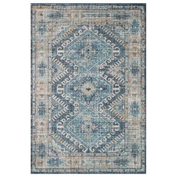 Loloi II Skye SKY-03 9" x 12" Denim and Natural Area Rug, , large