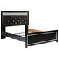 Ashley Kaydell Queen Uph Panel Bed in Dark Gray and Black, , large