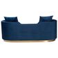 Baxton Studio Deserae Stationary Sofa in Navy Blue Velvet, , large