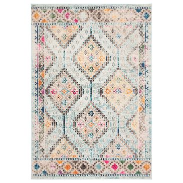 Safavieh Madison MAD418K 5"3" x 7"6" Blue and Yellow Area Rug, , large