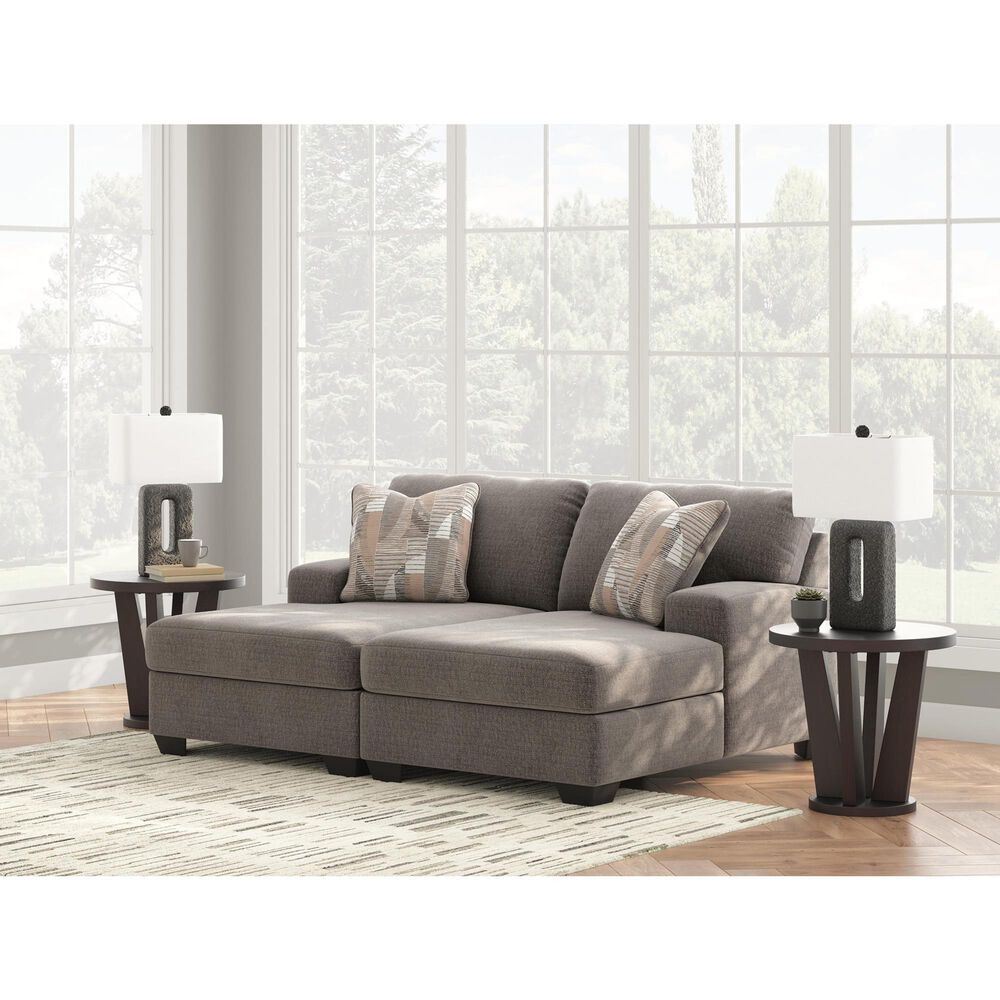 Ashley Clarington 2-Piece Symmetrical Super Chaise in Greystone, , large