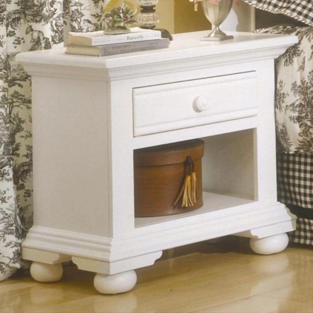 Springmeier Cottage Traditions 1 Drawer Nightstand in Eggshell White, , large