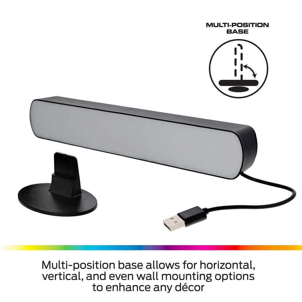Monster LED Light Bar with Multi-Position Base in Black &#40;Set of 2&#41;, , large