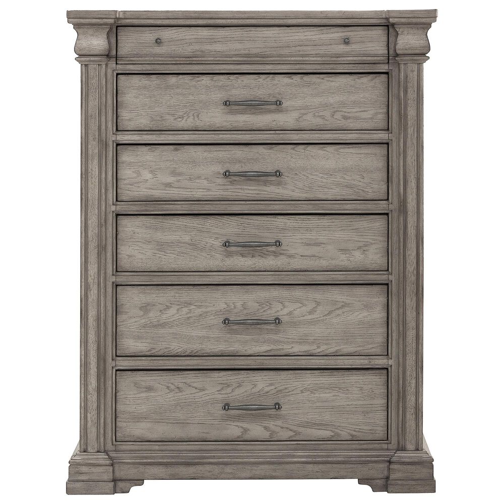 Chapel Hill Madison Ridge 5-Piece King Storage Bedroom Set in Bluff Gray, , large