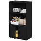 HOMLUX Kitchen Storage Shelf with Cabinet in Americano, , large