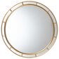 Baxton Studio Ulvi Round Accent Mirror in Antique Gold Leaf, , large
