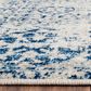 Safavieh Evoke EVK260C 10" x 14" Ivory and Blue Area Rug, , large