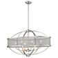 Golden Lighting Colson 6-Light Linear Pendant with Mesh Shade in Pewter, , large