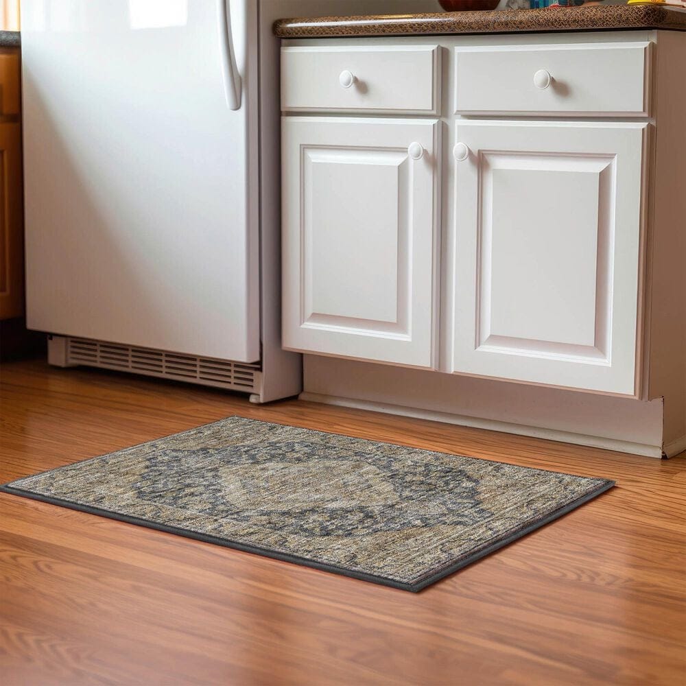 Dalyn Rug Company Hatay 1&#39;8&quot; x 2&#39;6&quot; Charcoal Area Rug, , large