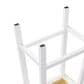 HOMLUX 3-Piece 48" Kitchen Island Set in White, , large