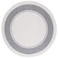 Safavieh Martha Stewart Cyprus Chevron 6"7" Round Ivory and Grey Area Rug, , large