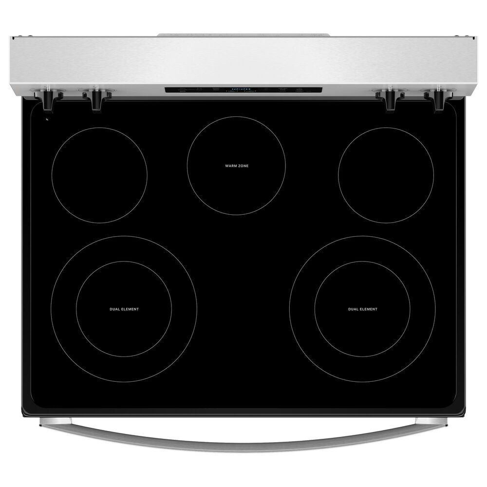 Whirlpool 5.3 Cu. Ft. Freestanding Electric Range with Steam Clean in Stainless Steel, , large