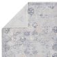 Jaipur Ballad Rune 3" x 10" Orion Blue Runner, , large