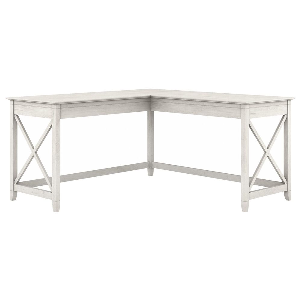 Bush Key West 2-Piece Desk Set with in Linen White Oak, , large