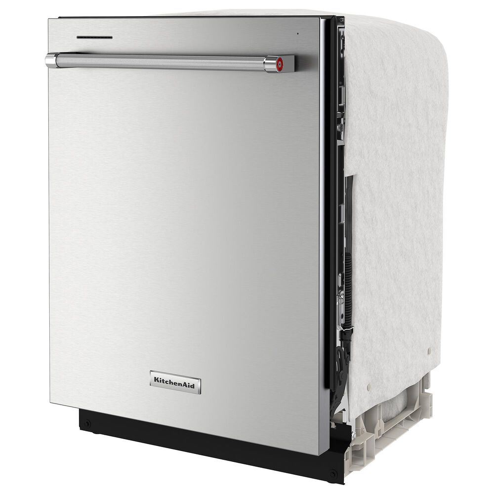 KitchenAid Rise 24" Built-In Dishwasher with 5 Wash Cycles and 44 dBA in Fingerprint Resistant Stainless Steel, , large